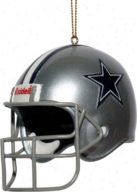 Dallas Cowboys Team Helmet 3&quot Ornament