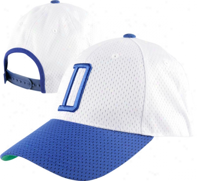 Dallas Cowboys The Max White Adjustable Hat