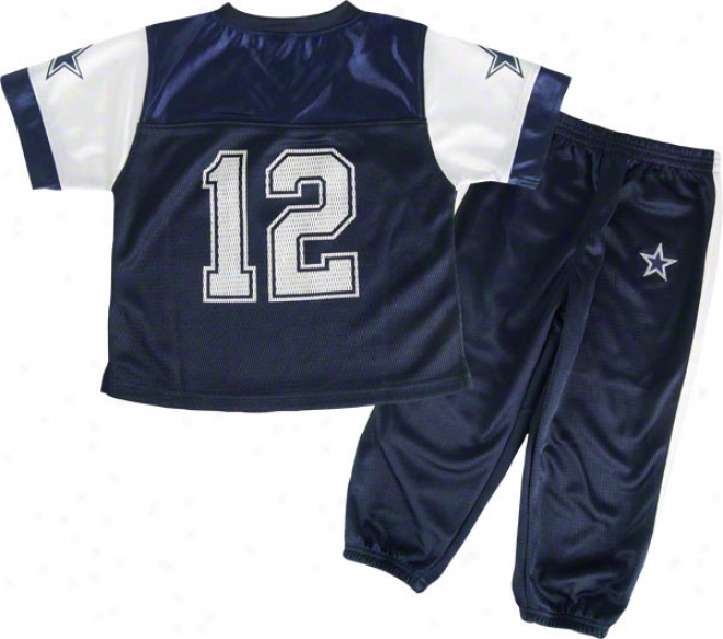 Dallas Cowboys Toddler Navy Jigsaw Football Uniform Jersey &P Pismire Set