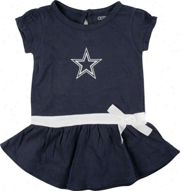 Dallas Cowboys Toddler Naavy Merry Go Plump Dress