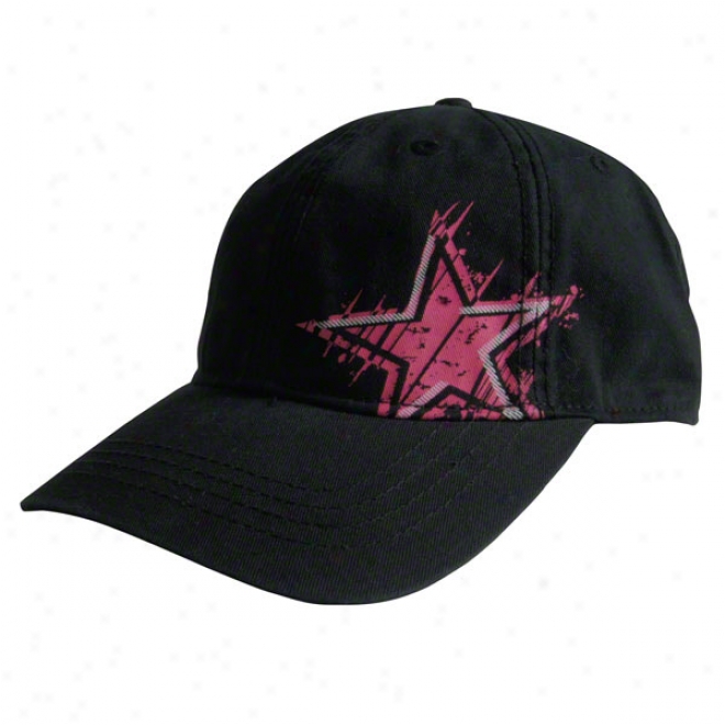 Dallas Cowboys Women's Barton Creek Black Adjuetable Hat