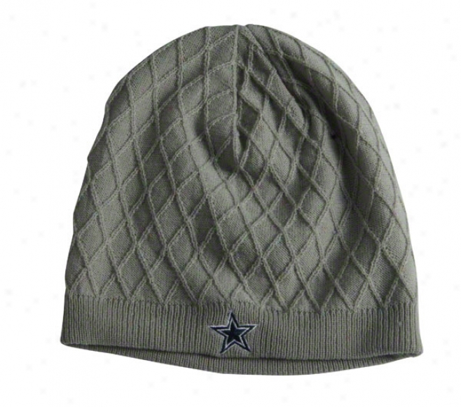 Dallas Cowboys Women's Bonham Grey Knit Hat