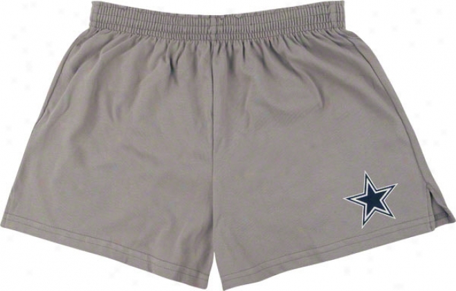 Dallas Cowboys Women's Grey Janie Cotton Shorts