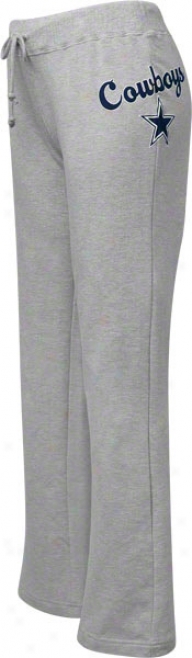 Dallas Cowboys Women's Hipster Grey Fleece Pants