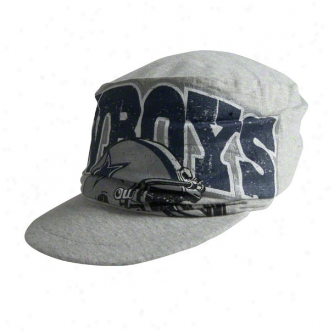 Dallas Cowboys Women's Lost Maples Military Grey Adjustable Hat