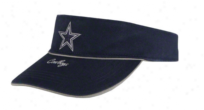 Dallas Cowboys Women's Marble Falls Visor Ships Adjustable Hat