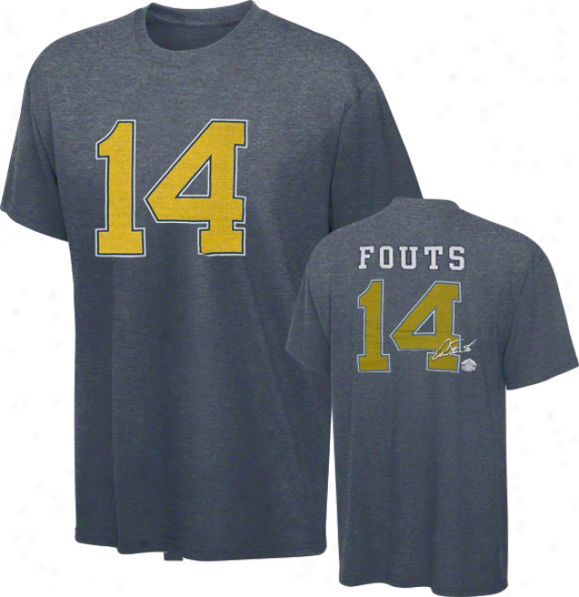 Dan Fouts San Diego Chargers Navy Hall Of Fame Name & Number Tee