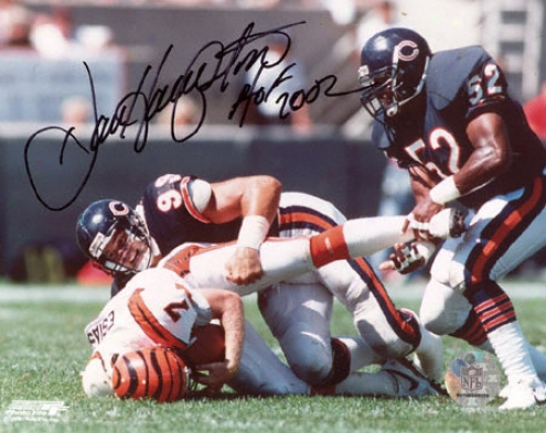 Dan Hampton Chicago Bears Autographed 8x10 Photograph