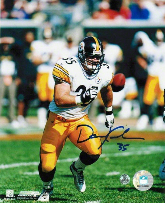 Dan Kreider Autographed Pittsburgh Steelers 8x10 Photo