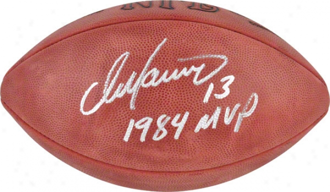 Dan Marinl Autographed Football  Details: Miami Dolphins, Rozelle, Wilson Pro Football, Upon &quot1984 Mvp&quot Inscription