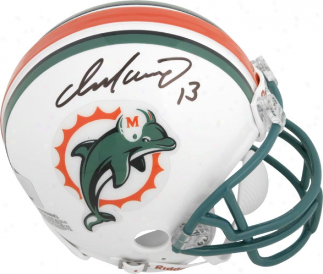 Dan Marino Miami Dolphins Auographed Riddell Mini Helmet