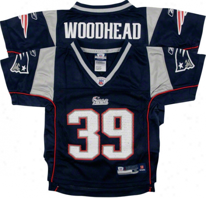 Danny Woodhwqd Kids 4-7 Jersey: Reebok Navy New England Patriots Replica Jersey