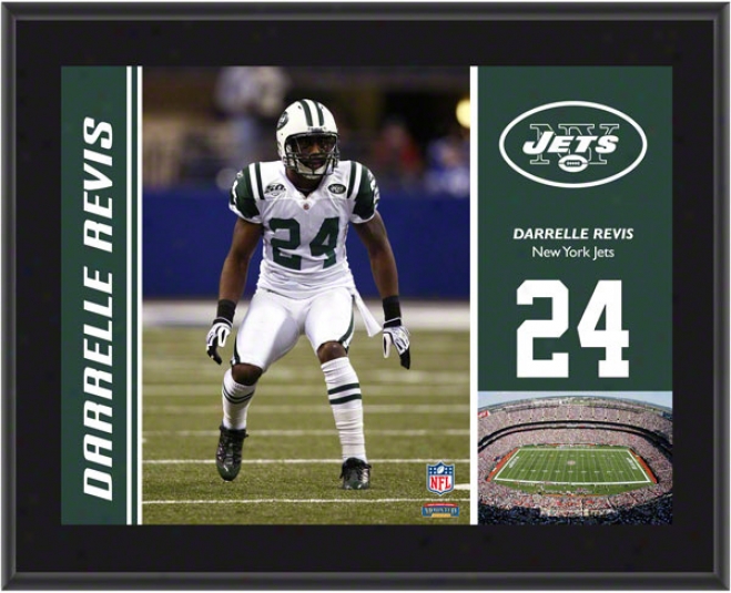 Darrell Revis Plaque  Details: New York Jets, Sublimated, 10x13, Nfl Plaque
