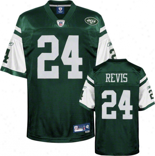 Darrelle Revi sGreen Reebok Nfl Premier New York Jets Juvenility Jersey