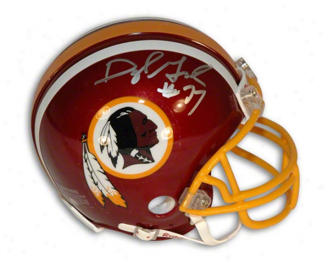 Darryl Grant A8tographed Washington Redskins Mini Helmet