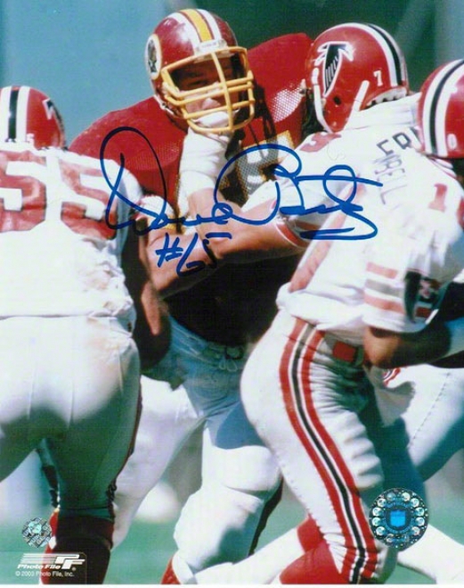 Dave Butz Autographed Washington Redskins 8x10 Photo