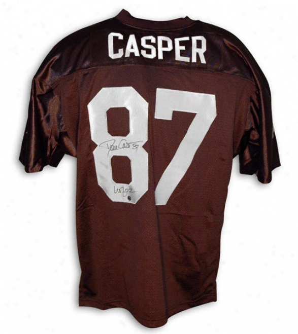 Dafe Casper Oakland Raiders Autographed Black Trowback Jersey