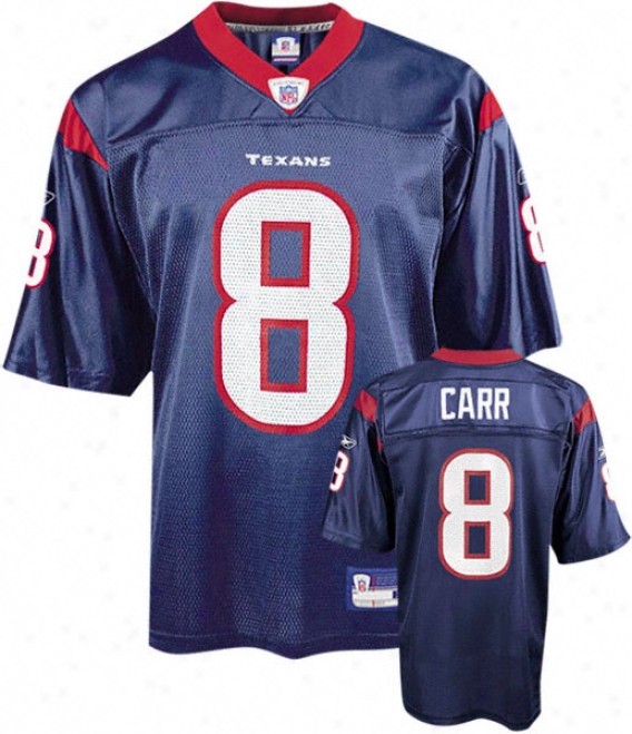 David Carr Navy Reebok Nfl Replica Houston Texans Youth Jersey