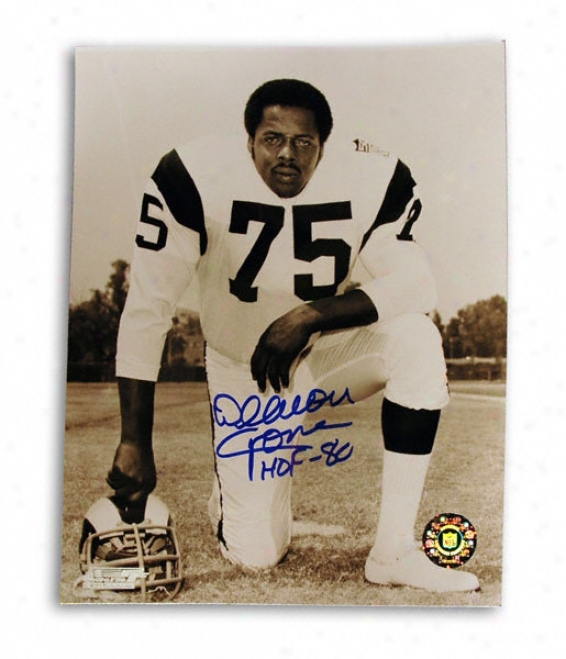 Deacon Jones Los Angeles Rams 8x10 Autographed Photograph