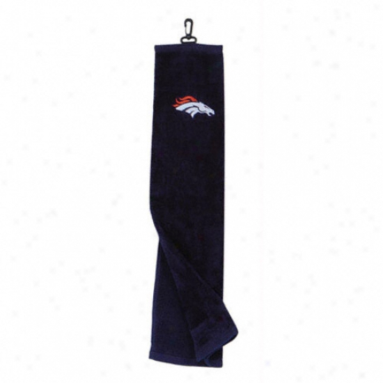 Denver Broncos 16x26 Embroidered Tri-fold Towel