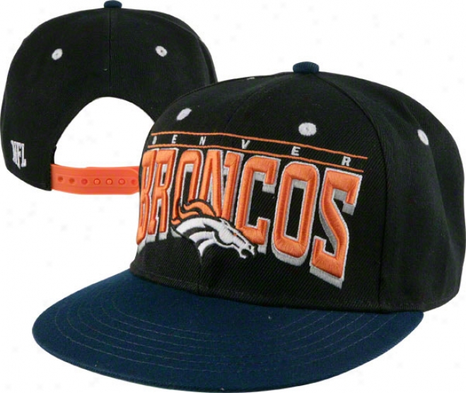 Denver Broncos 2 Tone Hard Knocks Snapback Hat