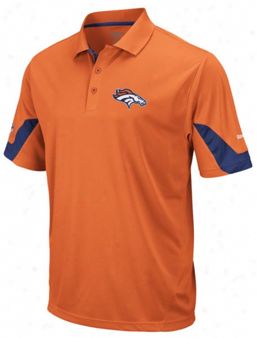 Denver Broncos 2010 Orange Sideline Team Polo Shirt