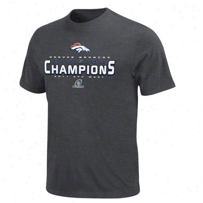 Denver Broncos 2011 Afc West Division Champions Xlvi Playoffs T-shirt