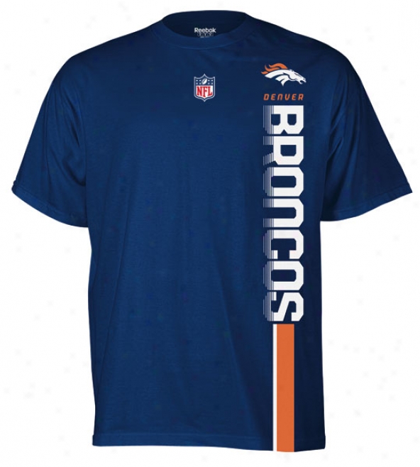 Denver Broncos 2011 Sideline Power Left Navy T-shirt