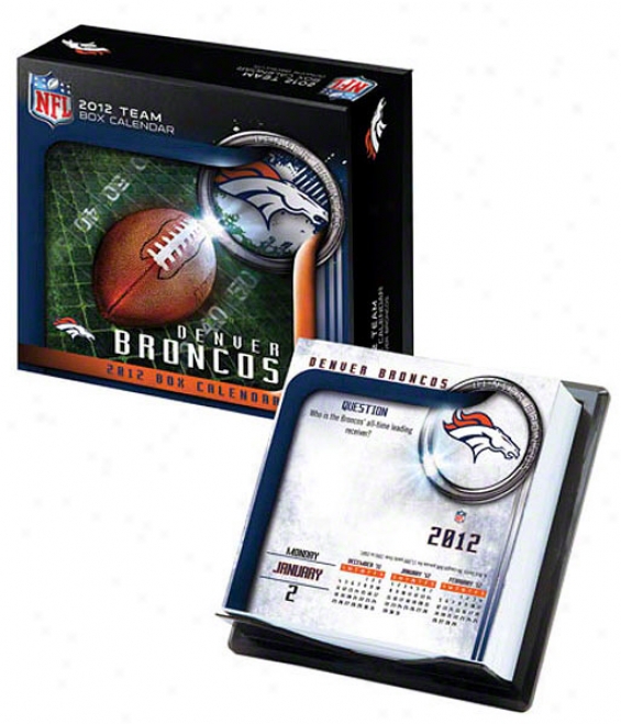 Denver Broncos 2012 Box Calenddar