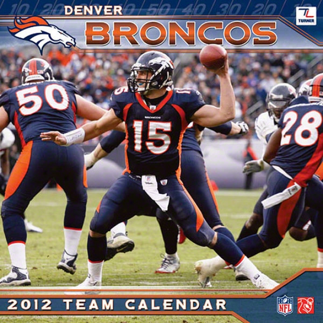 Denver Broncos 2012 Calendar: 12x12 Team Wall Calendar