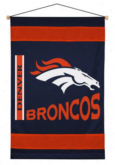 Denver Broncos 29.5x45S ideline Wall Hanging