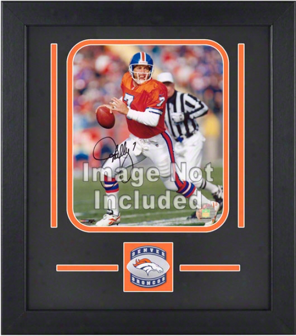 Denver Broncos 8x10 Vertical Setup Frame With Team Logo