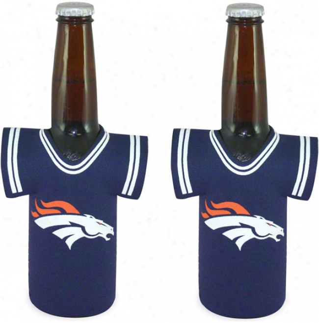 Denver Broncos Bottle Jersey Koozie 2-pack