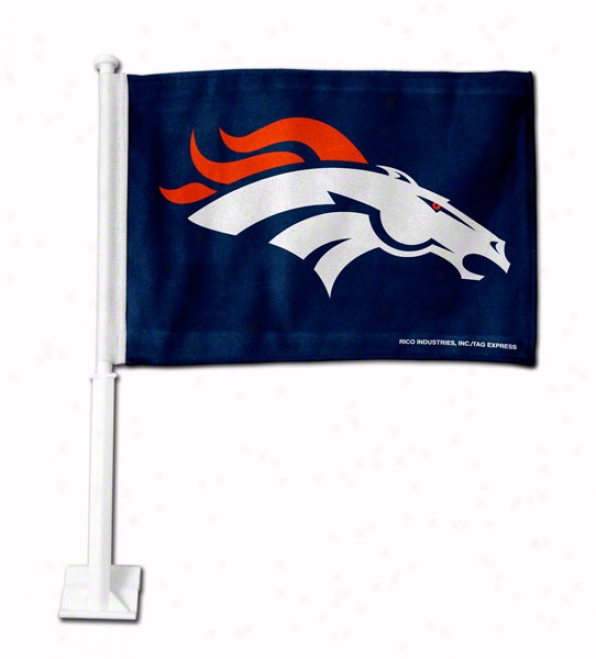 Denver Broncos Car Flag