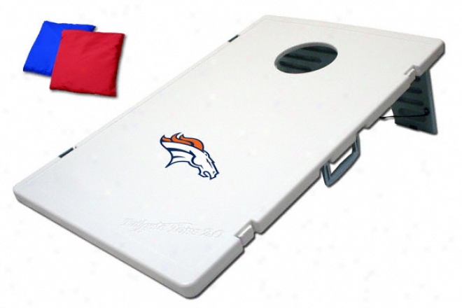 Denver Broncos Cornhole Toss: Bean Bag Game 2.0