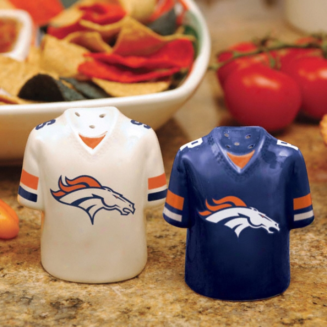 Denver Broncos Gameday Salt And Pepper Shakers