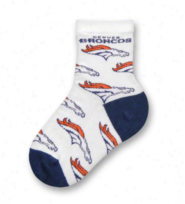 Denver Broncos Infant Navy Nfl Socks