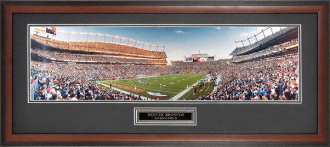 Denver Broncos - Invesco Field - Framed Panoramic Photograph