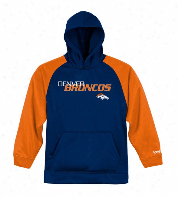 Denvee Broncos Kids 4-7 Performance Hooded Fleece