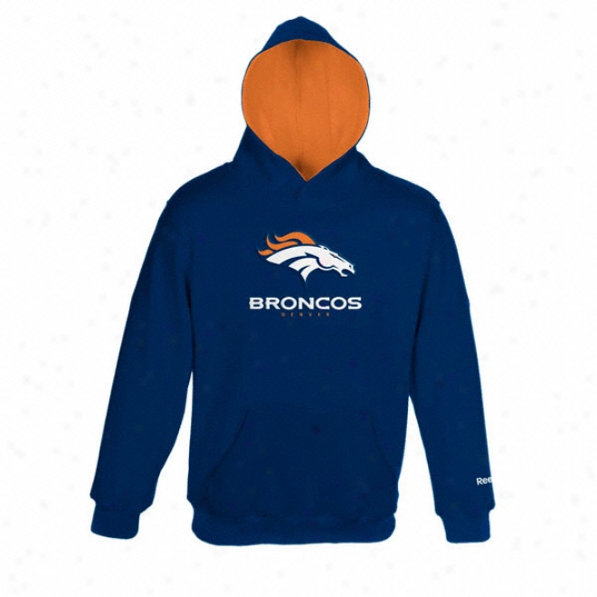 Denver Broncos Kids 4(-7) Sportsman Fleece Hooded Sweatshirt