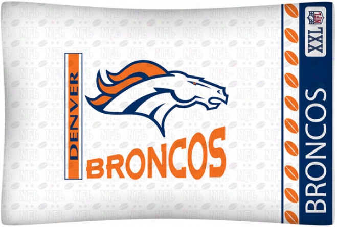 Denver Broncos Micro Fiber Logo Pilolw Case