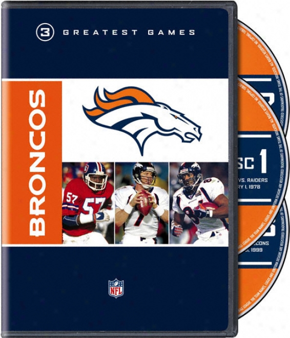 Denver Broncos - Nfl Greatest Games Series Dvd