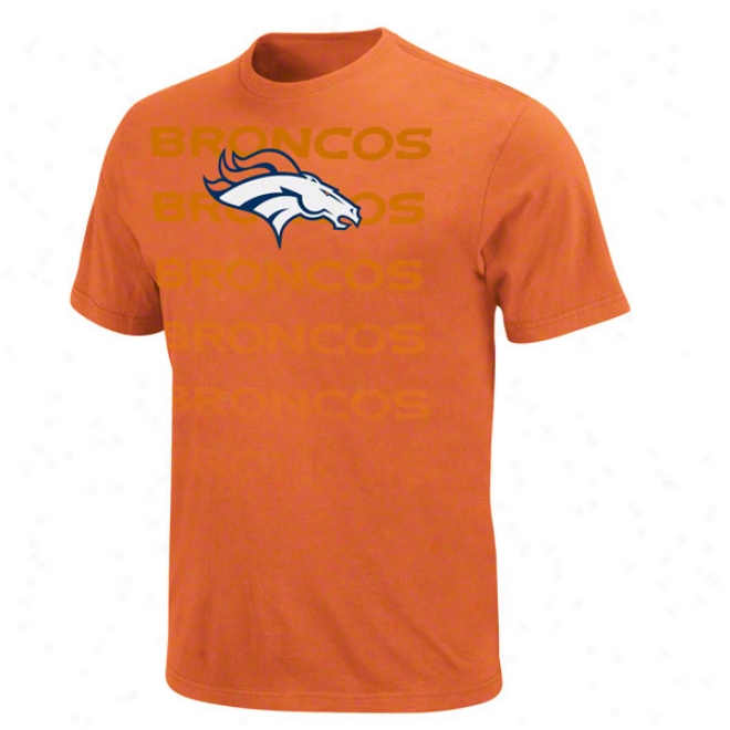 Denver Broncoos Orange All Time Great Iii T-shirt