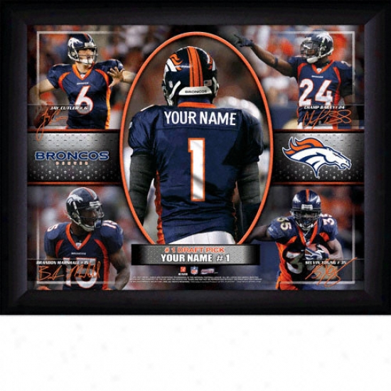 Denver Broncos Personalized Action Collage Print