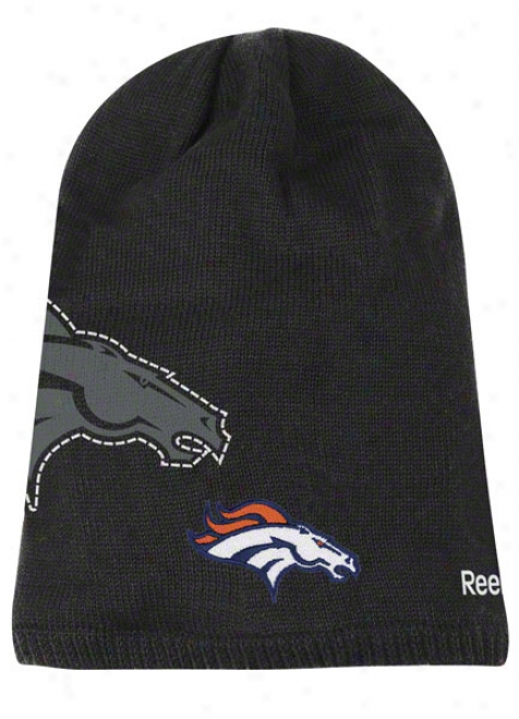 Denver Broncos Reebok 2010 2nd Season Sideline Player Knit Hat