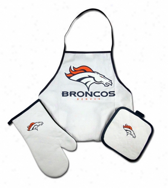 Denver Broncos Tailgate & Kitchen Grill Combo Set