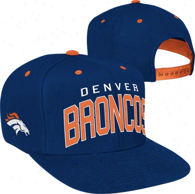 Denver Broncos Team Arch Snapback Adjustable Hat