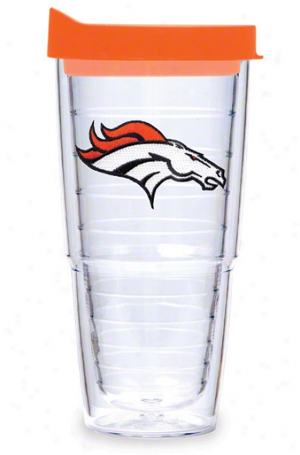 Denver Brroncos Tervis Tumbler 24 Oz Cup W/ Lid