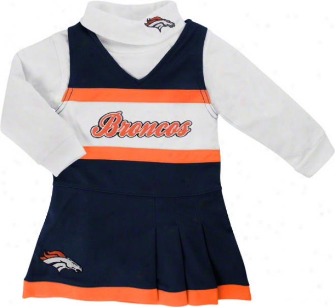 Denver Broncos Toddler Jumper And Turtleneck Set