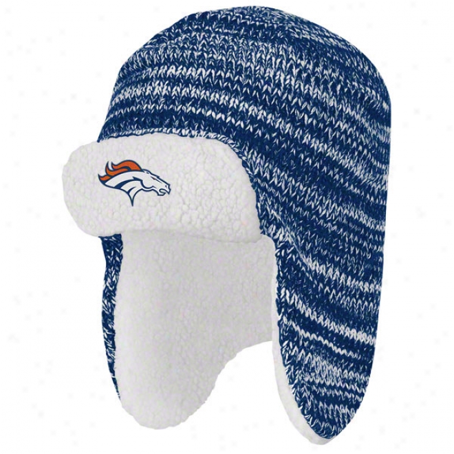 Dnever Broncos Trooper Sherpa Lined Knit Hat